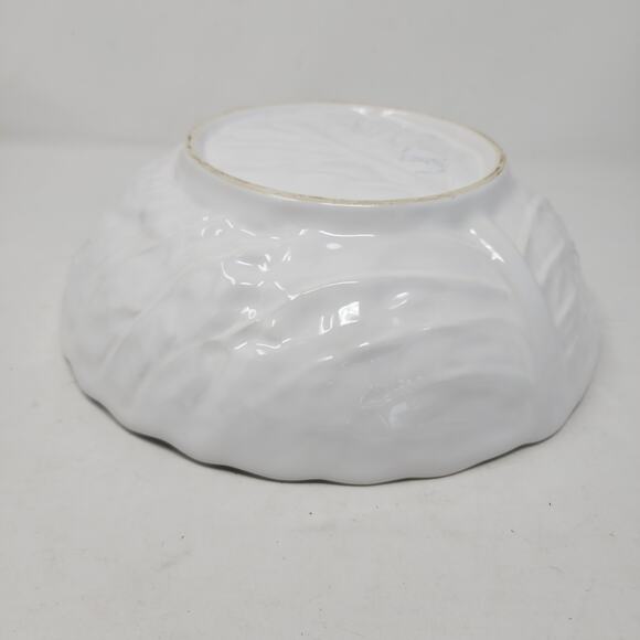 Rare Olfaire White Cabbage Portugal Large Serving Bowl 11.5" - Picture 5 of 8
